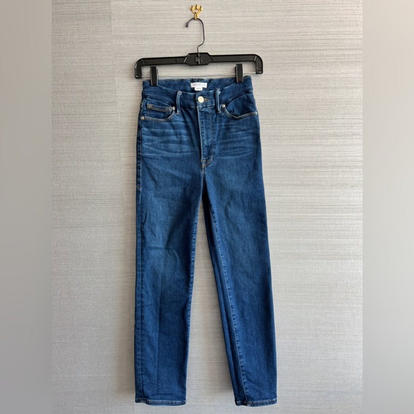 Good American đź’«EUCđź’« Good Classic Always Fits Ankle Straight Jeans - A / 00 - 4 - Picture 5 of 13